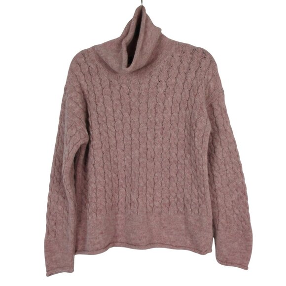 Fisherman Out Of Ireland Sweater Fisherman Cabled Alpaca Sz Large Hand Knit $200 - Picture 3 of 8